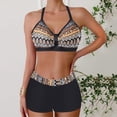 thumbnail image 2 of Mujeres Bikini Trajes de Baño Vintage Impreso Conservador Falda de Playa, Traje de Baño de Dos Piezas para las Vacaciones, 2 of 9