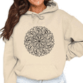 thumbnail image 3 of Hidden Message Mandala Hoodie, Funny Adult Hoodie for Men and Women, Gift for Friends, 3 of 6