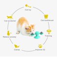 thumbnail image 2 of GHSDFBB Windmill Cat Toy, Interactive Cat Toys Kitten Turntable Massage Toy (Blue), 2 of 6