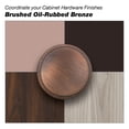 thumbnail image 5 of 3" Traditional Cabinet Pull - Brushed Oil Rubbed Bronze, 5 of 5