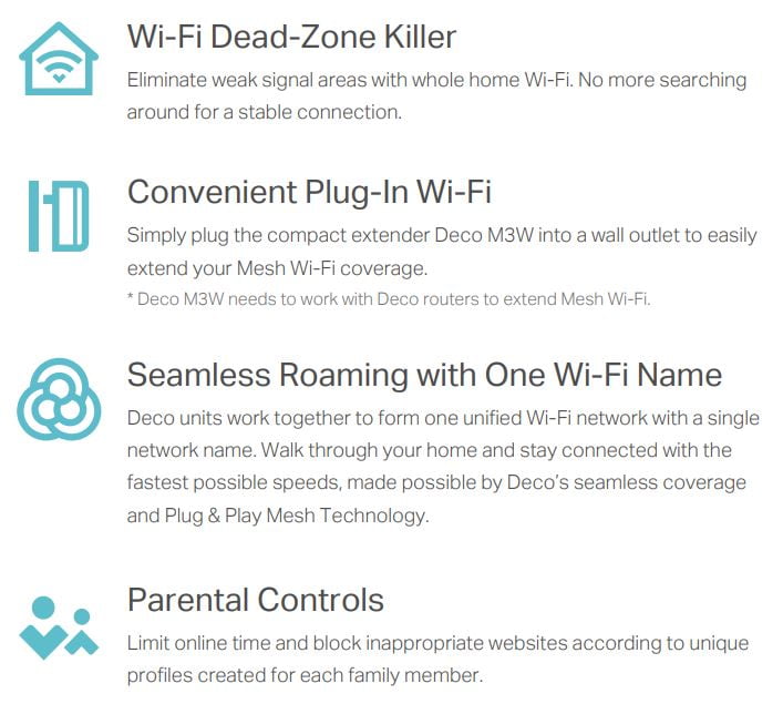 TP-LINK AC1200 Whole Home Mesh Wi-Fi System | 1 Router Plus Extender | Covers Up To 2,500 Sq Ft. (Deco E3)