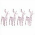thumbnail image 6 of vidaXL LED Christmas Reindeers Decoration 1 Piece 4.3"x16.9"x21.7" Acrylic Light Display, 6 of 6