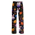thumbnail image 3 of Wutalume Women's Loose Casual Pants, Easter Print Soft Relaxed Fit Trousers for Spring Holiday Vacation,Great for Travel and Family Gatherings,Black S, 3 of 6