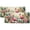 Pattern-3, variant on Pink Flamingo Kitchen Valance Curtain Rod Pocket Tropical Palm Tree Beach Sunset Natural Scenery Window Treatment for Living Room Bedroom Bathroom 54 by 18 in, 2 Panel