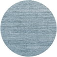 thumbnail image 1 of Ahgly Company Machine Washable Indoor Round Industrial Modern SteelBlue Area Rugs, 8' Round, 1 of 7