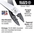 thumbnail image 2 of Herramienta de corte/prensado Klein Tools 1005 para 10-22 AWG, 2 of 9