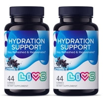 LIVS Electrolytes Gummies | Pack of 2 | Elderberry Flavor, Vegan & Kosher, Helps Restore Hydration - 88 Gummies