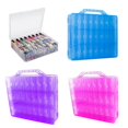 thumbnail image 2 of Estuche para esmalte de uñas portátil: 48 rejillas, soporte para gel de uñas de doble cara, caja para esmalte de uñas, 2 of 2