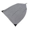 thumbnail image 5 of Bolsa de frijol para almacenamiento de animales, funda de lona triangular, bolsa de frijol rellena, silla sin relleno para el hogar, trigo gris, 5 of 5