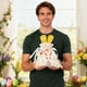 thumbnail image 4 of Bolsas de Pascua con cordón para dulces, bolsitas para golosinas navideñas, bolsas para regalos | Contiene dulces y pequeños obsequios | Tela de poliéster resistente, 4 of 6