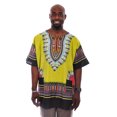 thumbnail image 1 of Lemon Green Traditional African Print Dashiki Shirt, 1 of 1