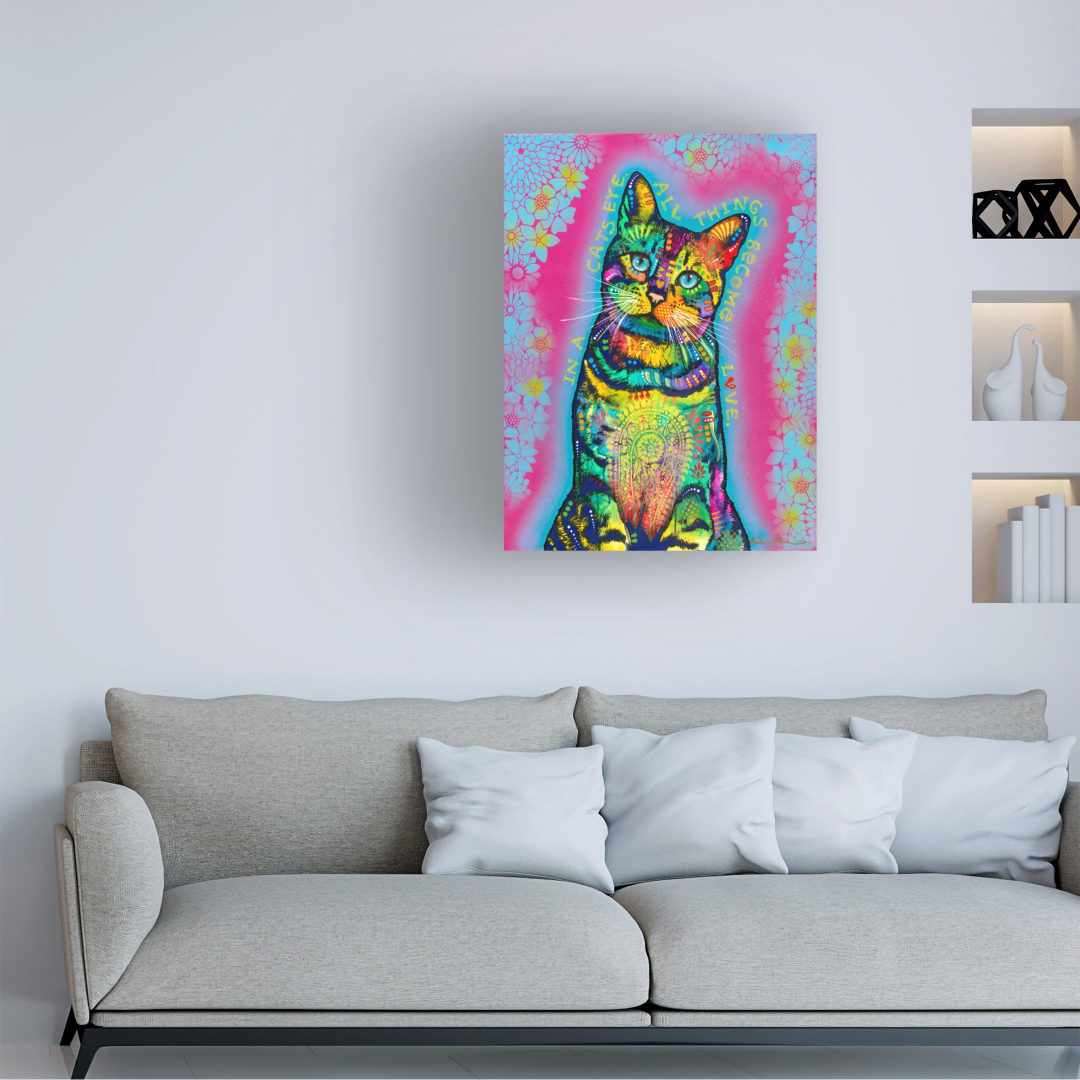 Canvas Wall Art - Dean Russo 'All Things Become Love' Wall Art for Living Room, Bedroom, or Office Décor by Trademark Fine Art - 18 x 24 Inches