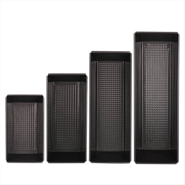 Molde para Hornear de Cocina de Acero Al Carbono, Molde para Tostadas Rectangulares para el Hogar, Bandeja Antiadherente para Pan, Bandeja para Hornear, Bandeja para Hornear