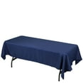thumbnail image 4 of Balsa Circle 60" x 102" Polyester Rectangular Tablecloth Navy Blue, 4 of 9