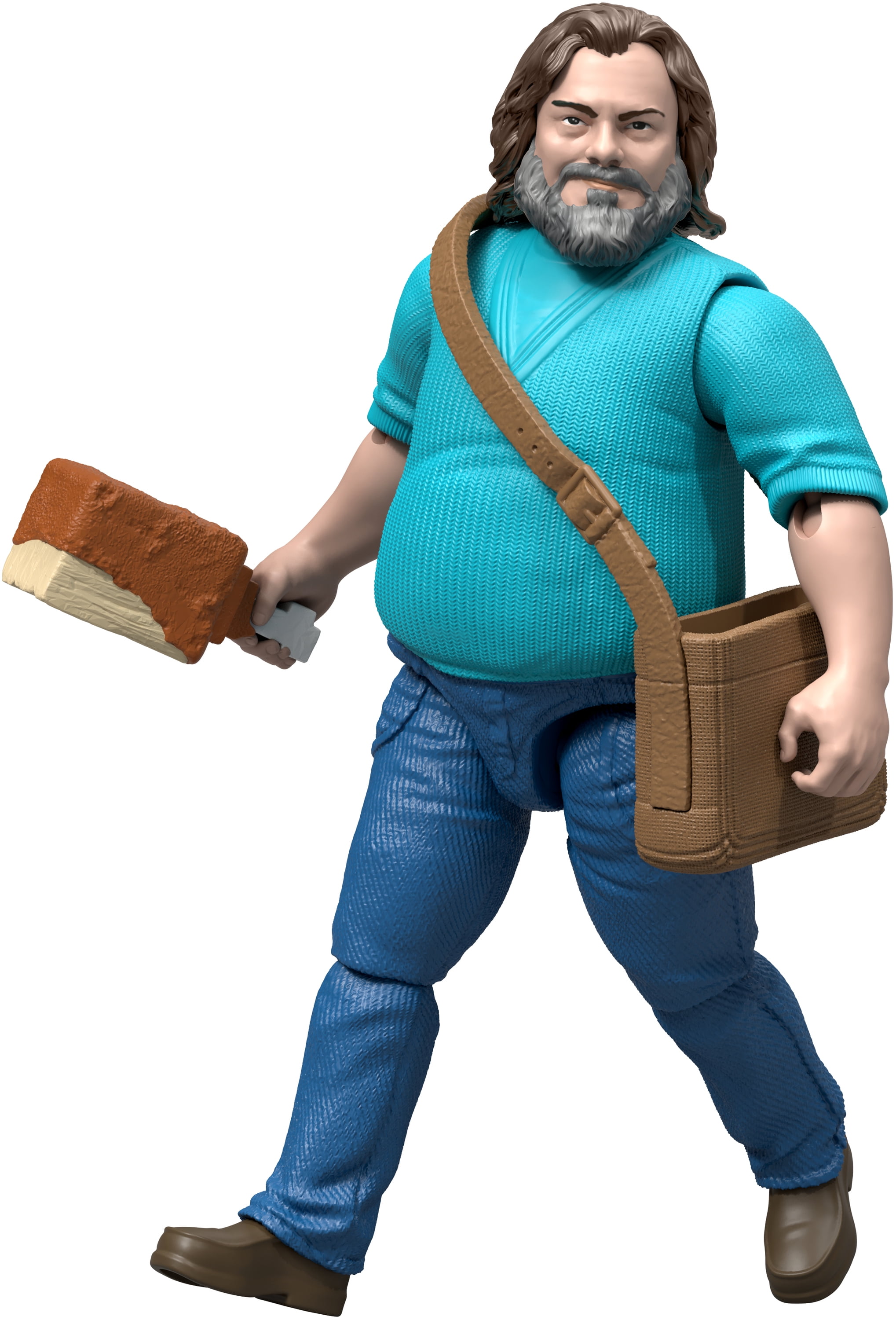 Minecraft Steve Action Figure & Accessories, 4-inch Toy Set Inspired by A Minecraft Movie