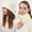 White, variant on Pony Tail Beanie Scary Beanie Knitted Ring Scarf Scarf Scarf Long Hair Braid Hat