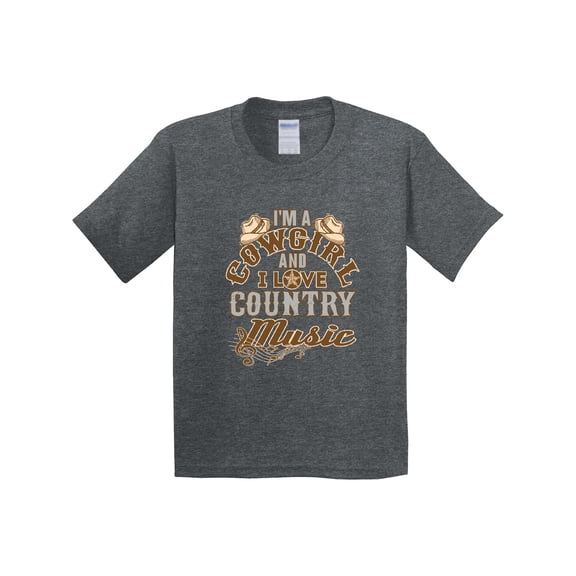 Inktastic Cowgirl Country Music Lover Youth T-Shirt