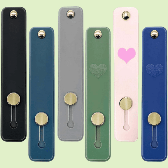 6 Pack Phone Grip Holder - Portable Finger Cell Phone Grip Stand