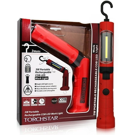 light rechargeable led magnetic torchstar emergency camping base flashlight gift charger portable power father 3w rwl cordless ul hook listed