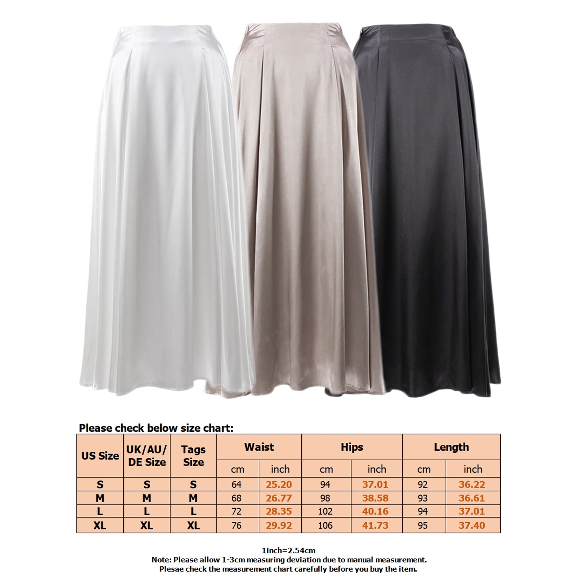 Bellella Women s Swing Maxi High Waist Long Casual A Line Skirt