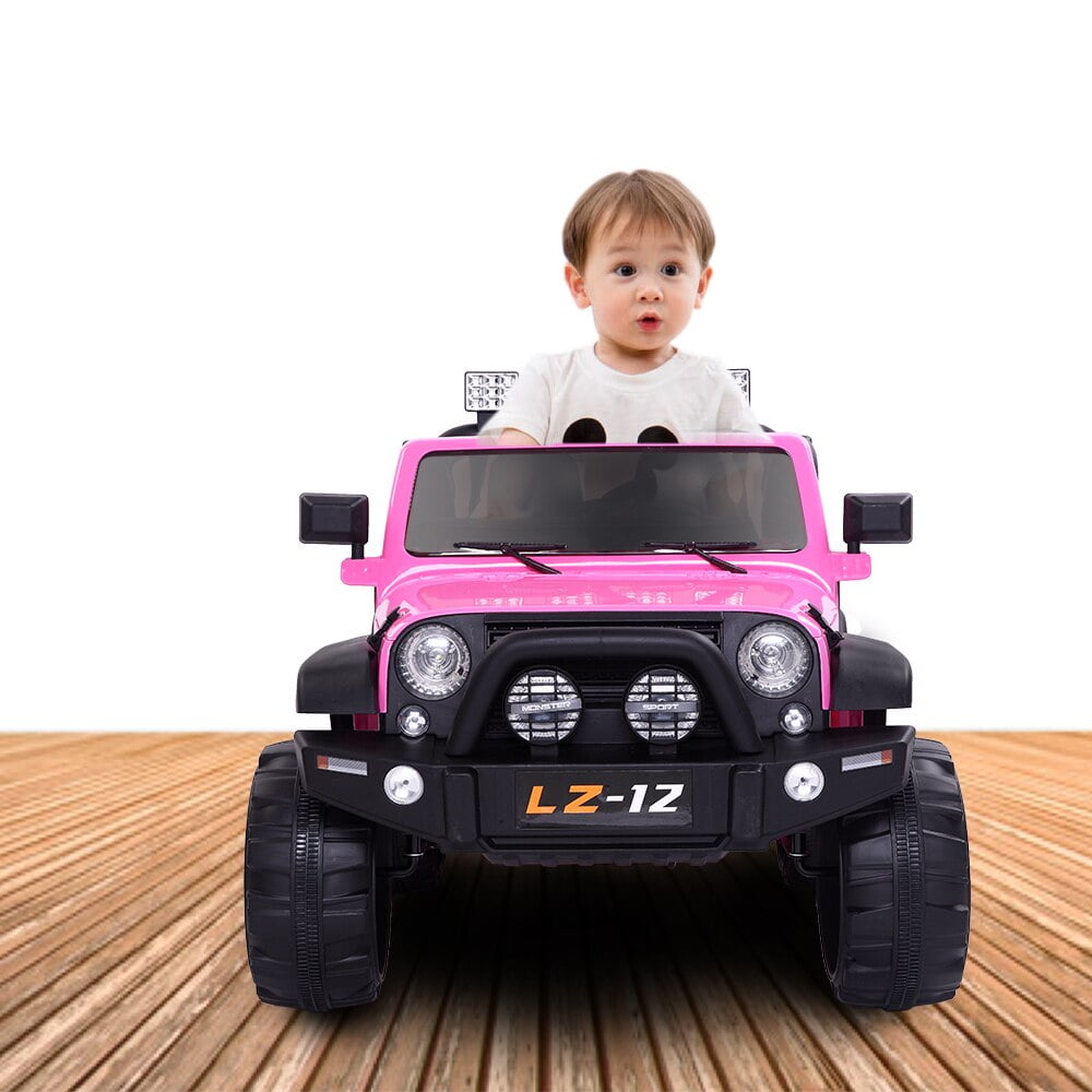 pink jeep ride on toy
