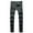 Gray, variant on Mens polyester and Big Men's Baggy Jeans for Men Side Pockets Small Feet Tight Fitting Pants Full Length Pants Jeans Light Blue 3XL Denim Pants for Men