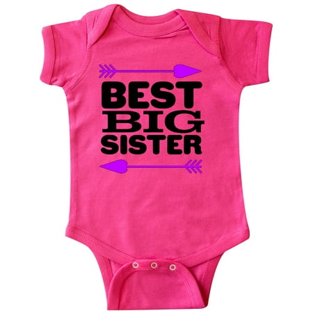 

Inktastic Best Big Sister Gift Baby Girl Bodysuit