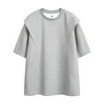 thumbnail image 7 of Busydd T Shirts for Man Casual Stylish Solid Color Cotton T Shirts for Men Round Neck Short Sleeve Summer Tops Loose Comfortable Tee Tops, 7 of 7