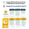thumbnail image 3 of Shined Mind Mindfulness and Affirmation Relief Card Game for Self-Care, Stress-Relief, Focus, 58 Cards, 3 of 12