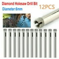thumbnail image 4 of MYG 12Pcs 6mm Diamond Cutter Hole Saw Drill Bit Tools Set For Tile Ceramic Glass, 4 of 9