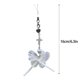 thumbnail image 3 of Butterfly Beaded Phone Lanyard Bowknot Pendant Wrist Straps Detachable Phone Chain Keyring Portable Accessory for Women Transparent, 3 of 4