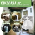 thumbnail image 6 of 4 Gallon Small Trash Bags 105 Count Tear & Leak Resistant Small Garbage Bags For Bathroom White Trash Can Liners - 40% Thicker competitor brands roll bags, 6 of 7