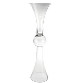 Clear Reversible Trumpet Vase Centerpiece 30 Inch Walmart Com