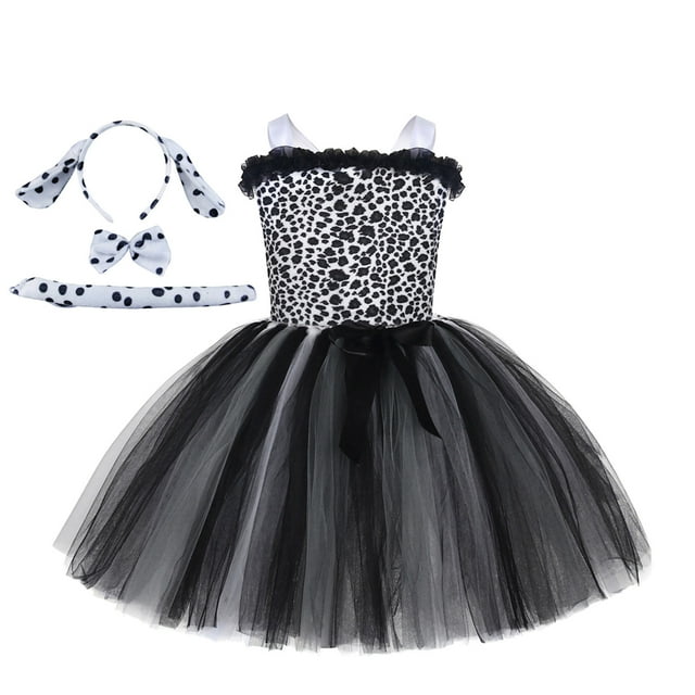 Robe Fille Enfant Robe à Volants en Tulle pour Filles Robes d'Été Mode Décontractée Robes pour Tout-Petits 3-4 Ans