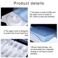 thumbnail image 4 of Electric Toothbrush Head Holder Stand Unique Blue Cover Toothbrush Bracket Base, 4 of 8