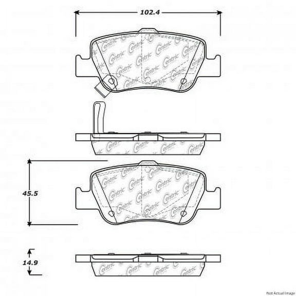 Centric 105.15720 Brake Pad