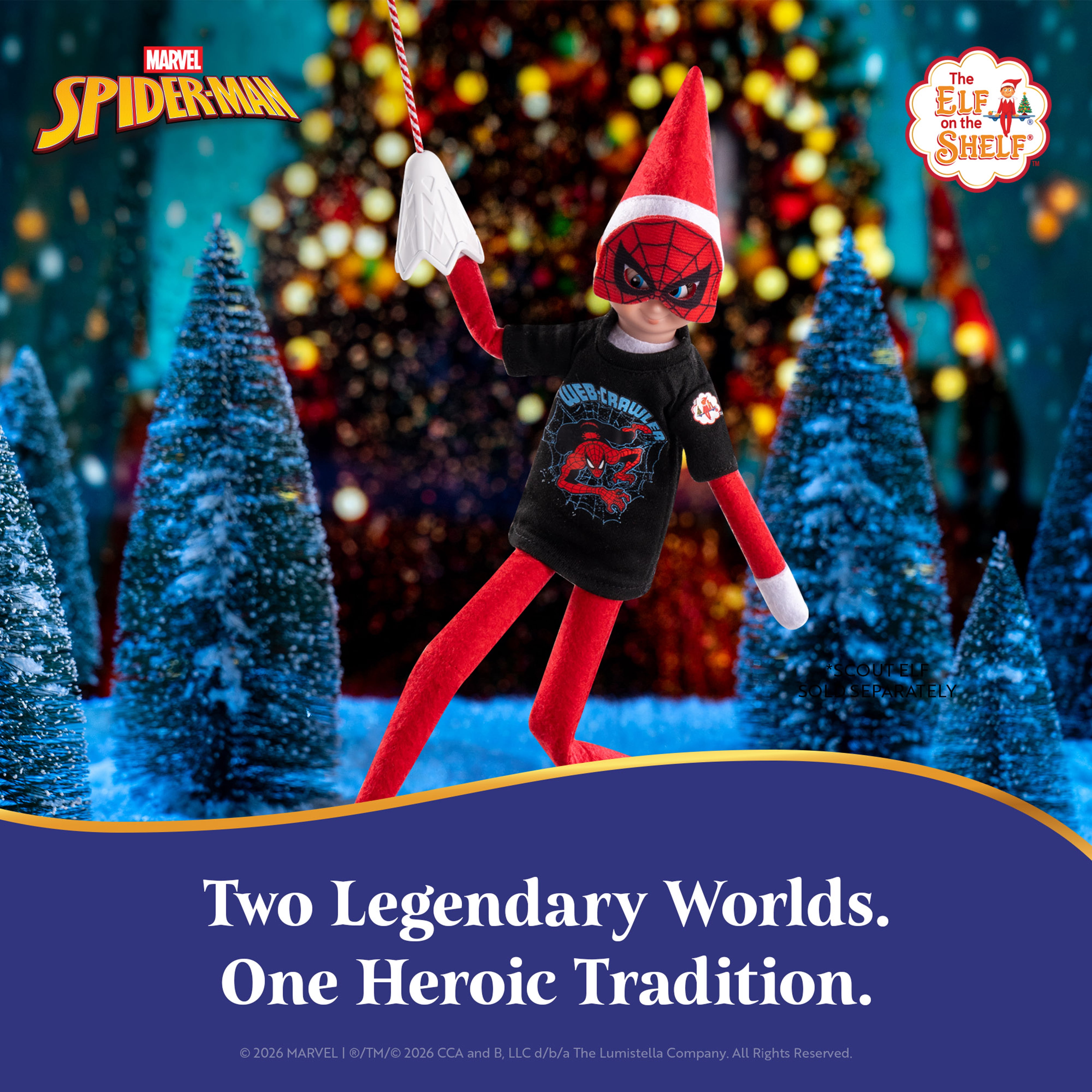 The Elf on the Shelf Marvel Spider-Man Superfan Set - Scout Elf Not Included
