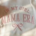 thumbnail image 2 of In My Girl Mama Era Embroidered Sweatshirt | Soft Pink Stitch Mom Aesthetic Pullover, 2 of 5