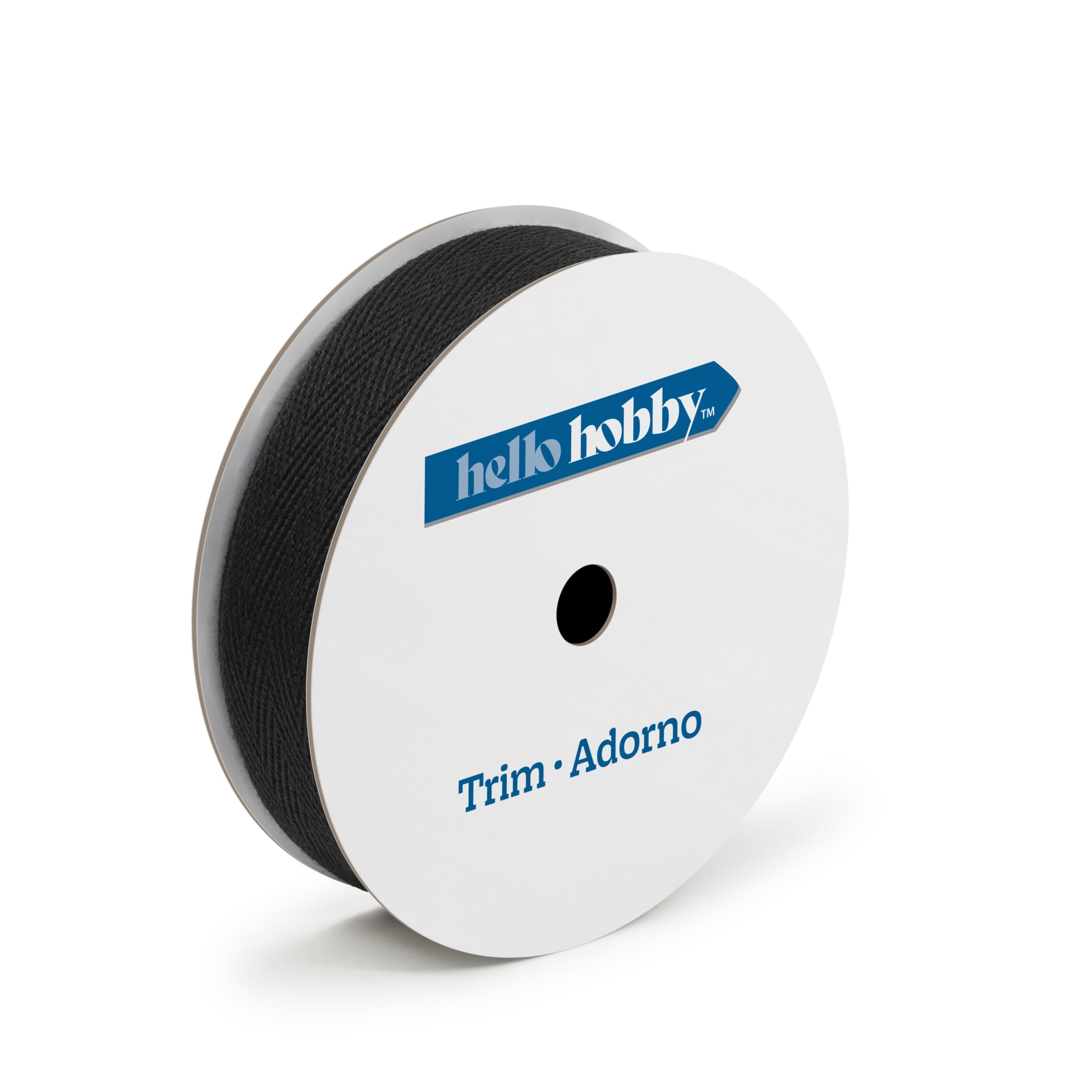 Hello Hobby Black Twill Tape Sewing Trim 5/8 inch x 6 Yards