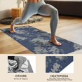 thumbnail image 4 of Blue Gray Camo Digital Pattern Hot Yoga Mat Towel Non Slip for Hot Yoga - Quick-Drying Yoga Mat Cover with 4 Corner Pockets with Travel Bag - Hot Yoga Towel Non Slip 74"x26", 4 of 6