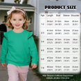 thumbnail image 7 of Uorisanigo Toddler Baby Girl Green Sweatshirt 3-4T Ruffle Shoulder Pullover Hoodies Casual Long Sleeve Shirts Tops Comfortable Sweaters Shirts for Fall Winter Spring, 7 of 7
