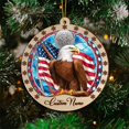 thumbnail image 2 of Hawk Christmas Ornament, Jocidea Hawk Ornaments for Christmas Tree, Hawk Decor, Hawk Gifts, Bird Lovers Gift Ideas, Christmas Bird Ornaments sGXToW (Hawk-s111), 2 of 5