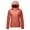 Watermelon Red, variant on hoksml Women's Puffer Coat Solid Color Short Korean Style Extra Plus Size Detachable Hood Winter Warm Lightweight Zip Up Down Jacket M-4XL