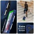 thumbnail image 4 of SaniMore Case for Samsung Galaxy Tab A7 Lite 8.7 inch 2021 Model (SM-T220/T225), Shockproof Shoulder Strap 360° Rotating Handle Bracket Pencil Holder Tri-layer Hybird Anti-drop Kids Shell, Black+Navy, 4 of 9