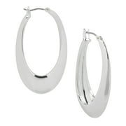 Robert Lee Morris Soho Sculptural Oval Hoop Earrings