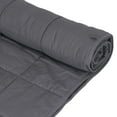 thumbnail image 2 of HomGarden 15lbs Weighted Blanket 48"x72"- Breathable Cotton & Premium Glass Beads, Twin-Size 140-160lbs for Adults Children, Grey, 2 of 10
