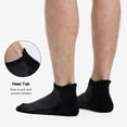 thumbnail image 2 of Calcetines deportivos acolchados BAMBOO COOL para hombre, paquete de 8, negros, 2 of 7