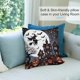 thumbnail image 5 of Funda de almohada de Halloween con diseño divertido y decorativo de felpa corta de 18 x 18 pulgadas, cojín para sofá cama de 18 x 18 pulgadas, 5 of 5