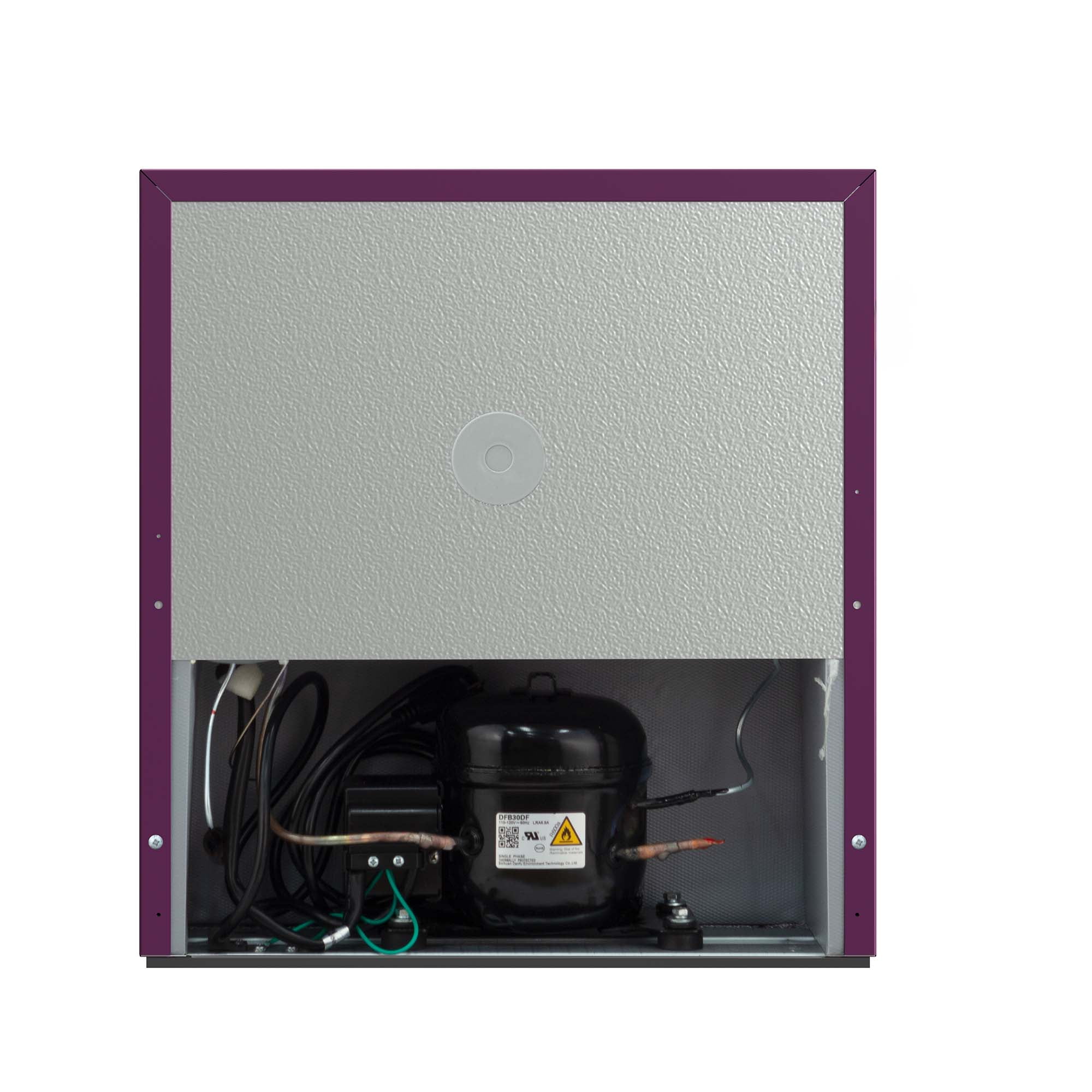 Frigidaire 1.6 Cu. ft. Retro Compact Refrigerator with Chiller Compartment, Mini Fridge for Bedroom, Dorm, Office, Purple