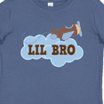 thumbnail image 4 of Inktastic Lil Bro Airplane Boys Pilot Brother Boys Baby T-Shirt, 4 of 5